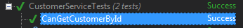 the test passes anyway passing test